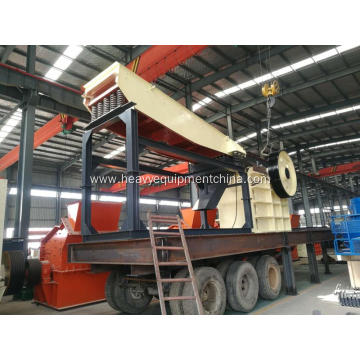 Mobile Rock Crushing Machine Movable Jaw Crusher